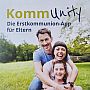 Werbeflyer App "KommUnity"  (quadratisch)